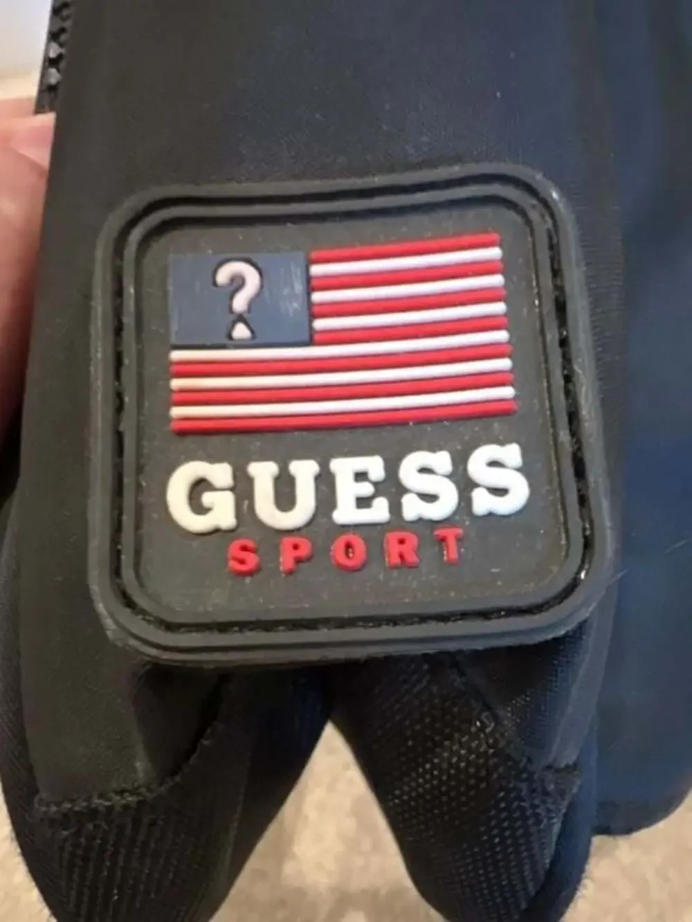 Guess Sport Big On Life Black Sling Crossbody Bag Y2K
